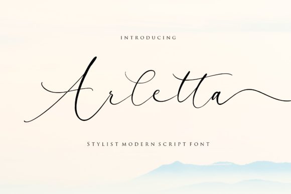 Arletta Font: Elevating Web Design with Handwritten Style