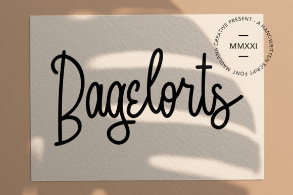 Bagelorts: A Sweet Handwritten Font for Makers