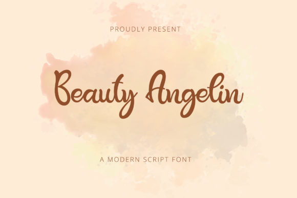 Beauty Angelin Font for Handmade Brands