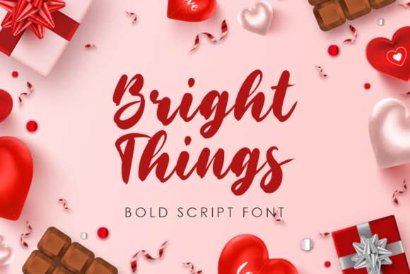 Bright Things: A Bold Handwritten Font for Makers