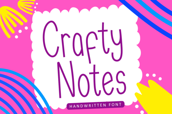 Crafty Notes: A Handwritten Font for Clear Campaigns