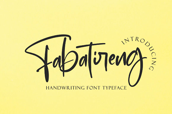 Fabatireng: A Handwritten Typeface for Editorial Calm