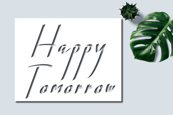 Happytomorrow: A Delicate Script Font for Modern Branding