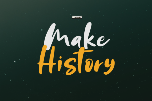 Make History: A Handwritten Typeface for Modern Editorial Design