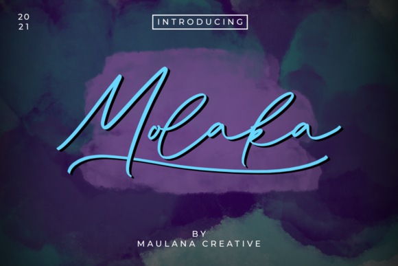 Molaka: A Delicate Script Font for Handmade Brands