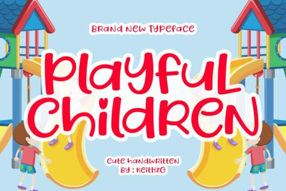 Playful Children Font for Web Design