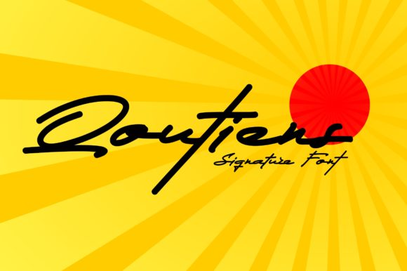 Qoutiens: A Modern Handwritten Font for Branding