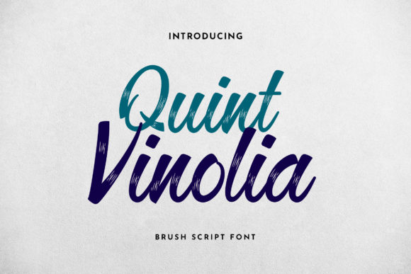 Quint Vinolia: A Handwritten Font for Elegant Branding