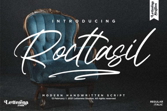Rocttasil: A Relaxed Script Font for Small Business Branding