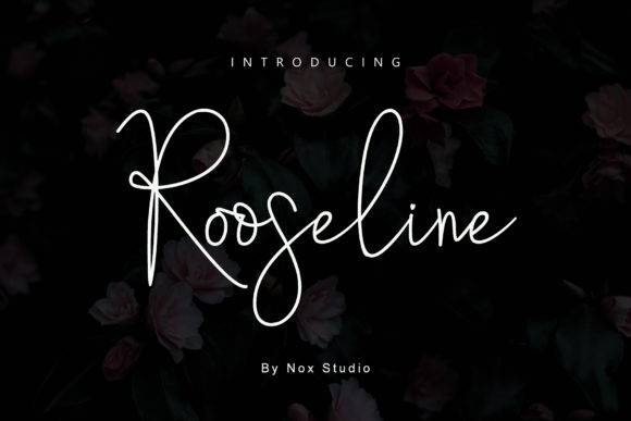 Rooseline: A Romantic Script Font for Web Design