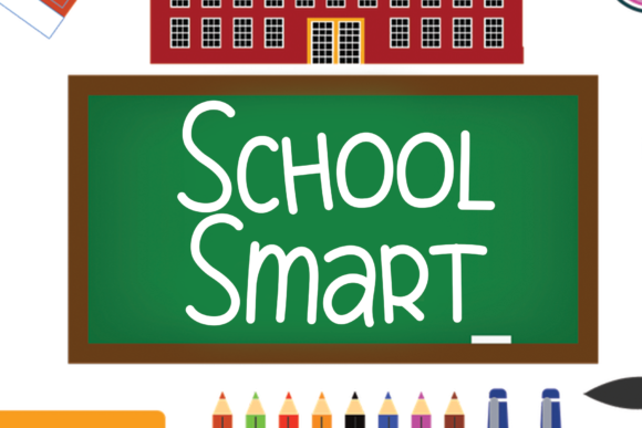 School Smart: A Quirky Handwritten Font for Branding