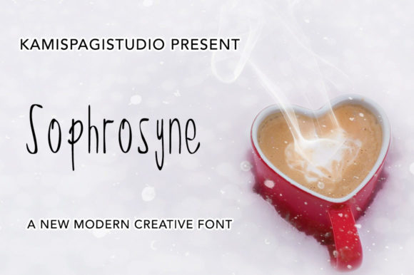 Sophrosyne Typeface: A Modern Script for Sweet Branding