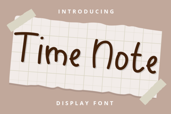 Time Note Font: A Maker’s Guide to Handwritten Charm