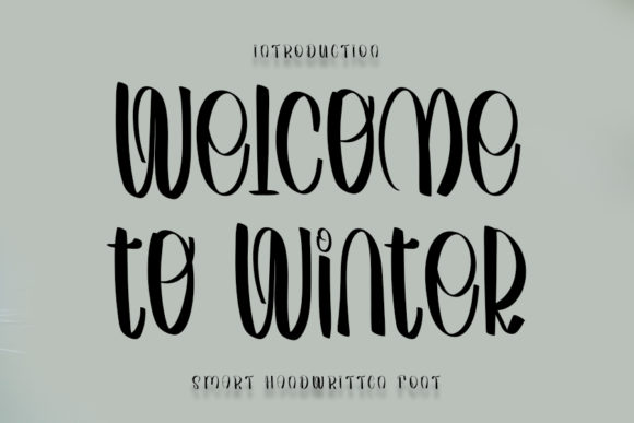 Welcome to Winter: A Dainty Script Font for Editorial Design