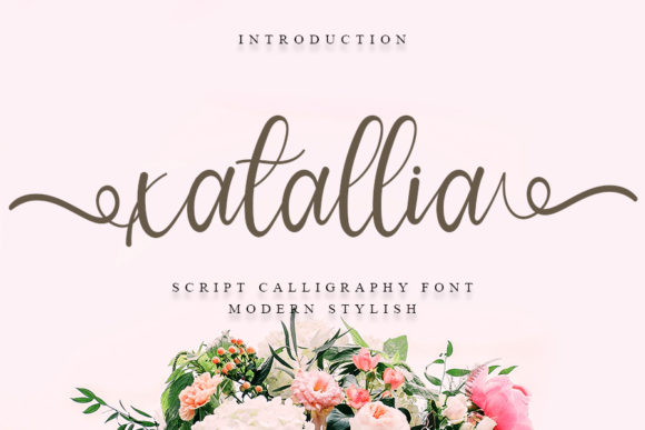 Xatallia: A Premium Script Font for Modern Campaigns